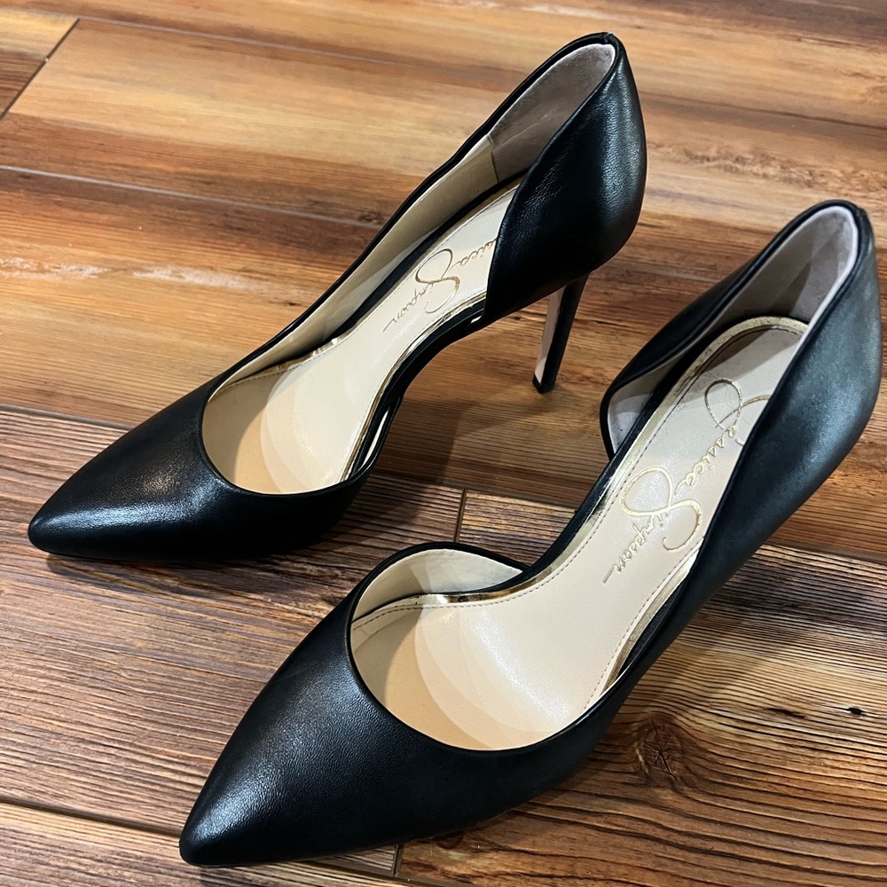 Black Jessica Simpson High Heels- Size 8 Like New